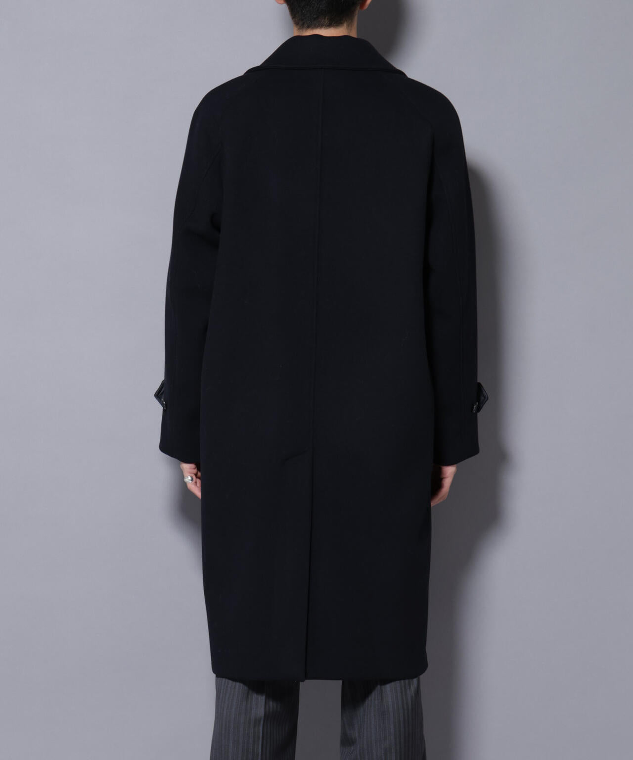 ウールカシミヤメルトンダブルコート