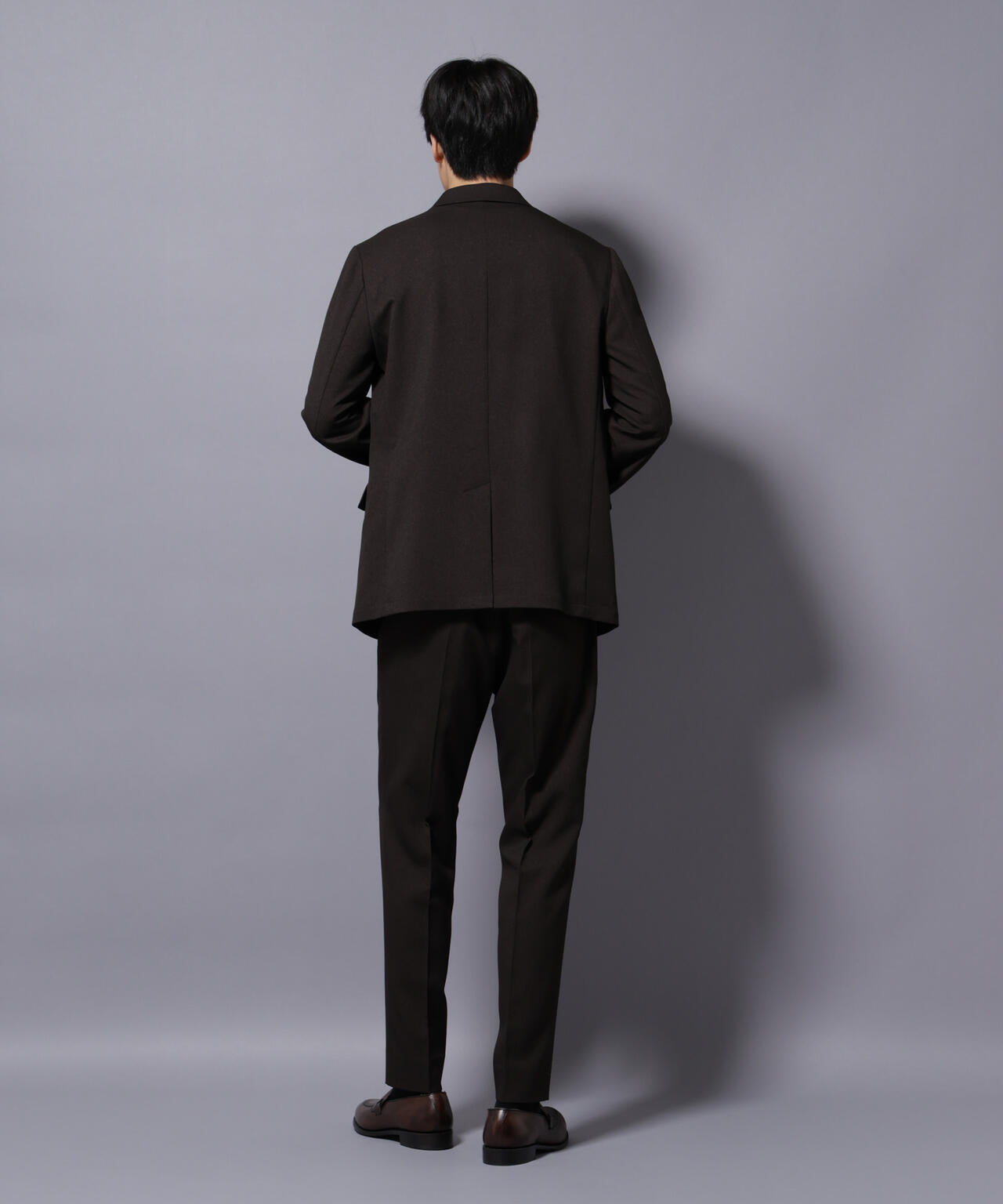 ｢Damerino｣LANATEC(R)シャークスキンセットアップ防シワ形態安定