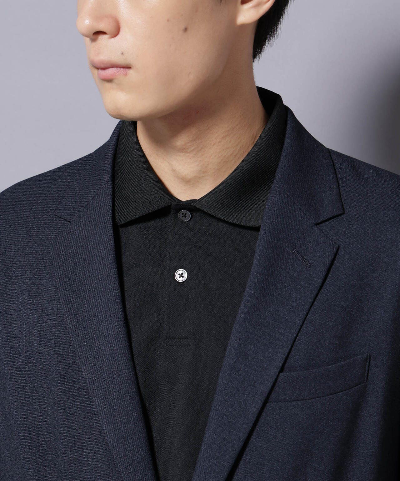 ｢Damerino｣LANATEC(R)シャークスキンセットアップ防シワ形態安定