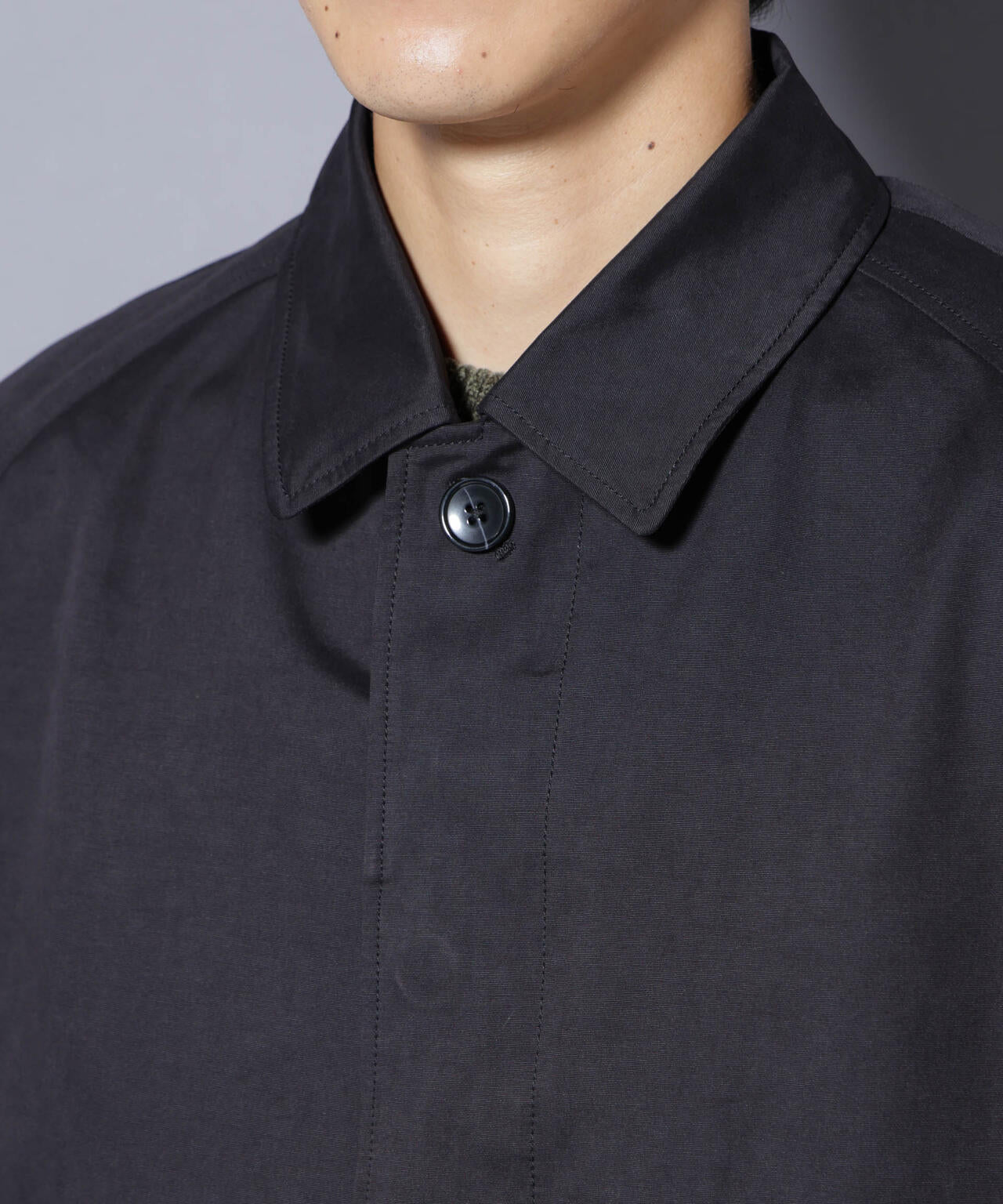 微起毛バルカラーコート