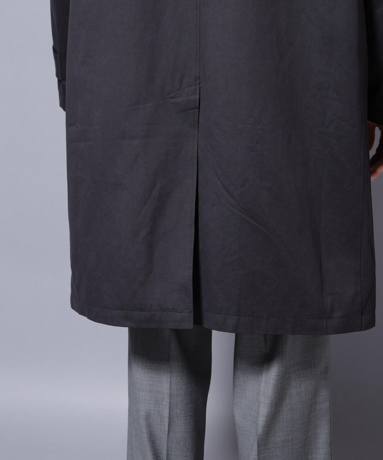 微起毛バルカラーコート