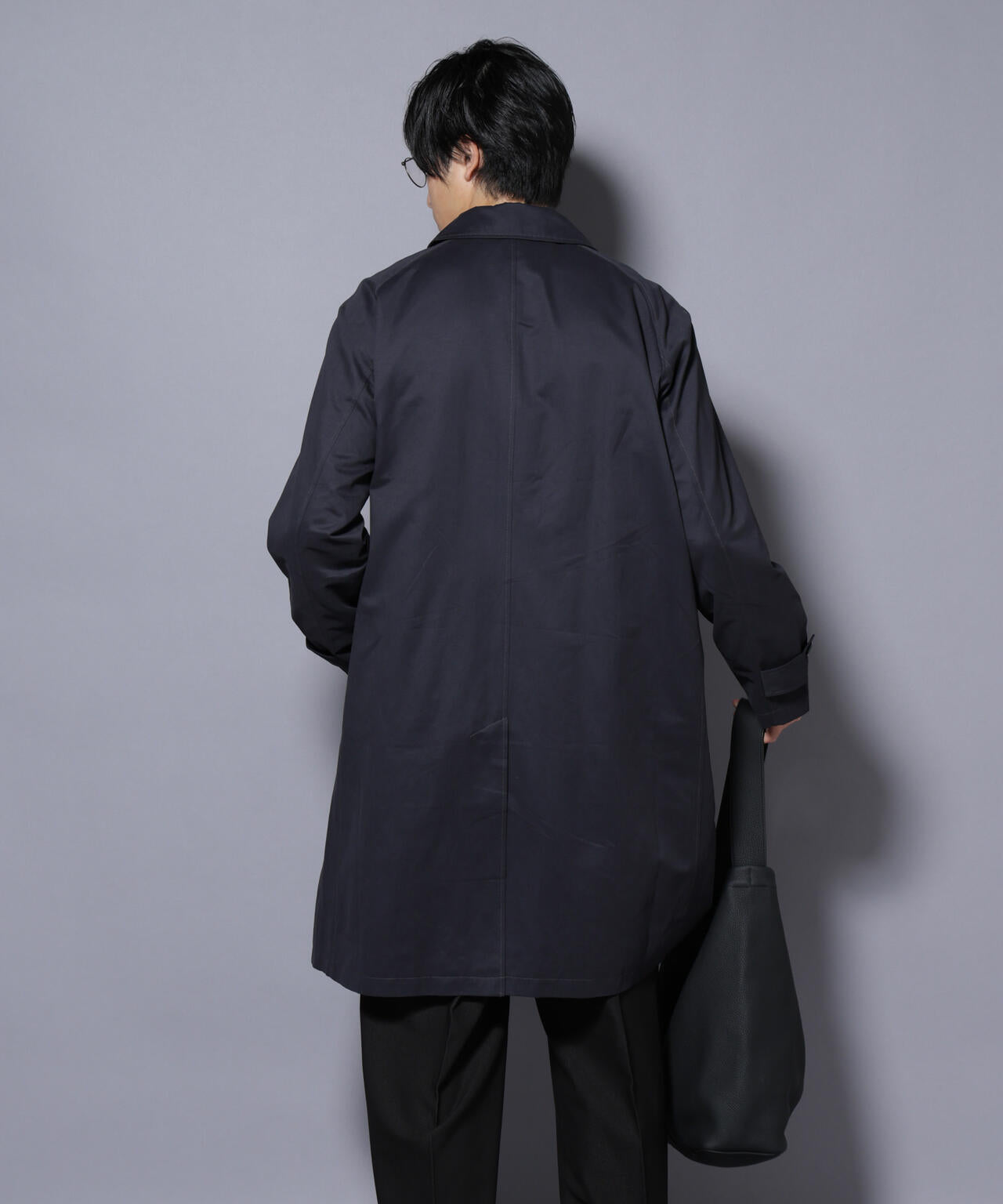 微起毛バルカラーコート