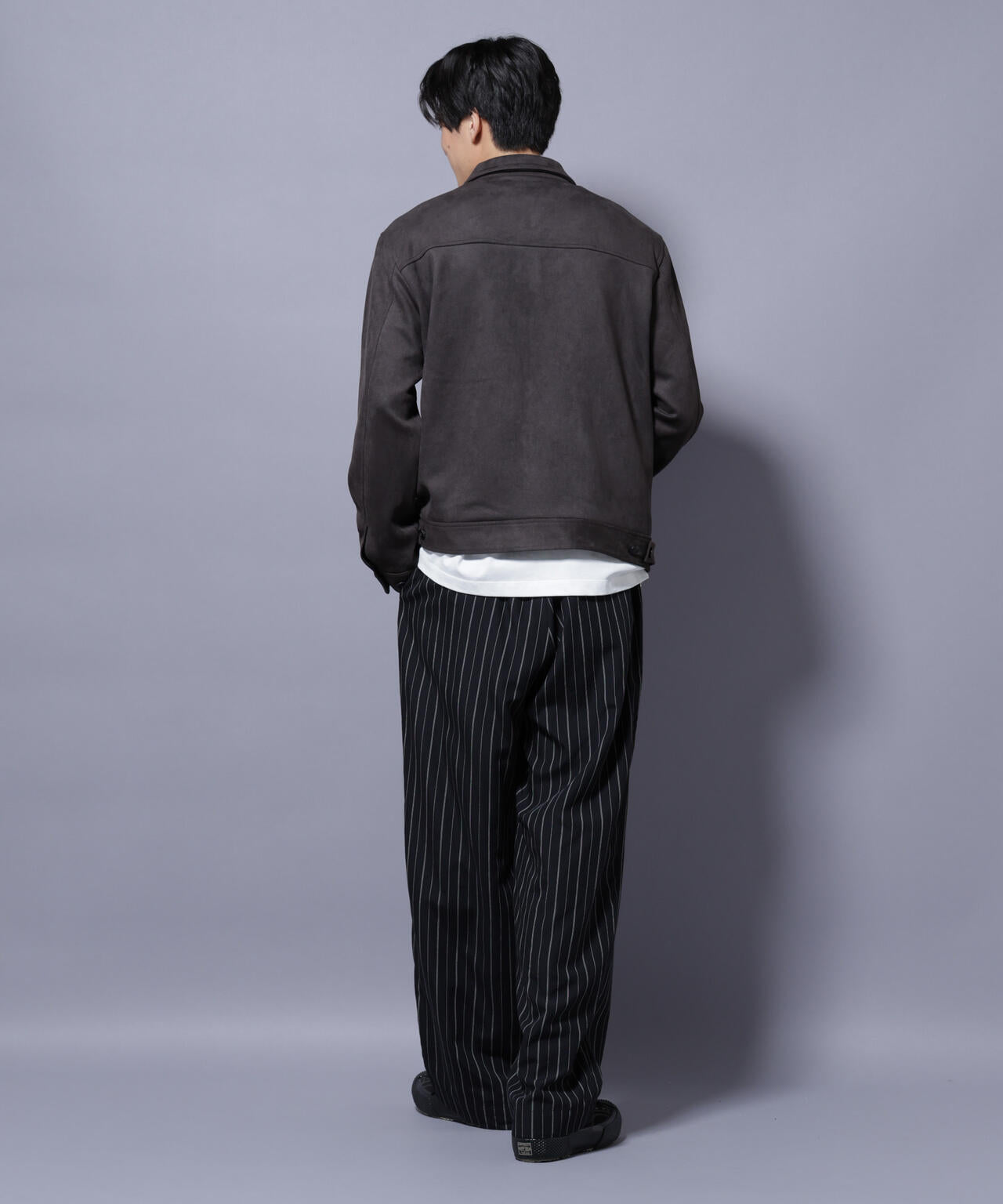 フェイクスエードブルゾン