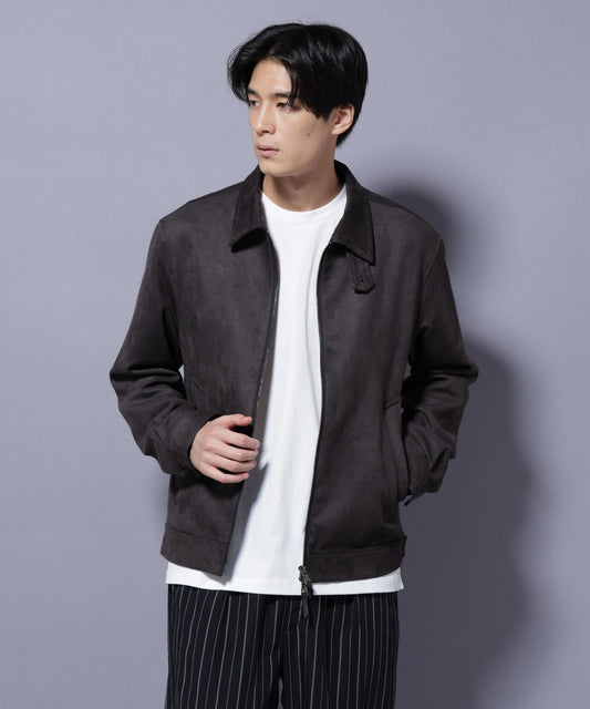 フェイクスエードブルゾン