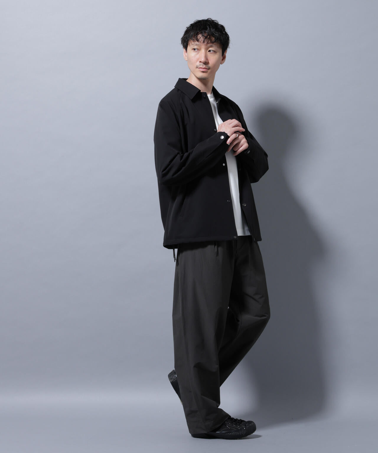 イタリアンドットリラックスコーチジャケット