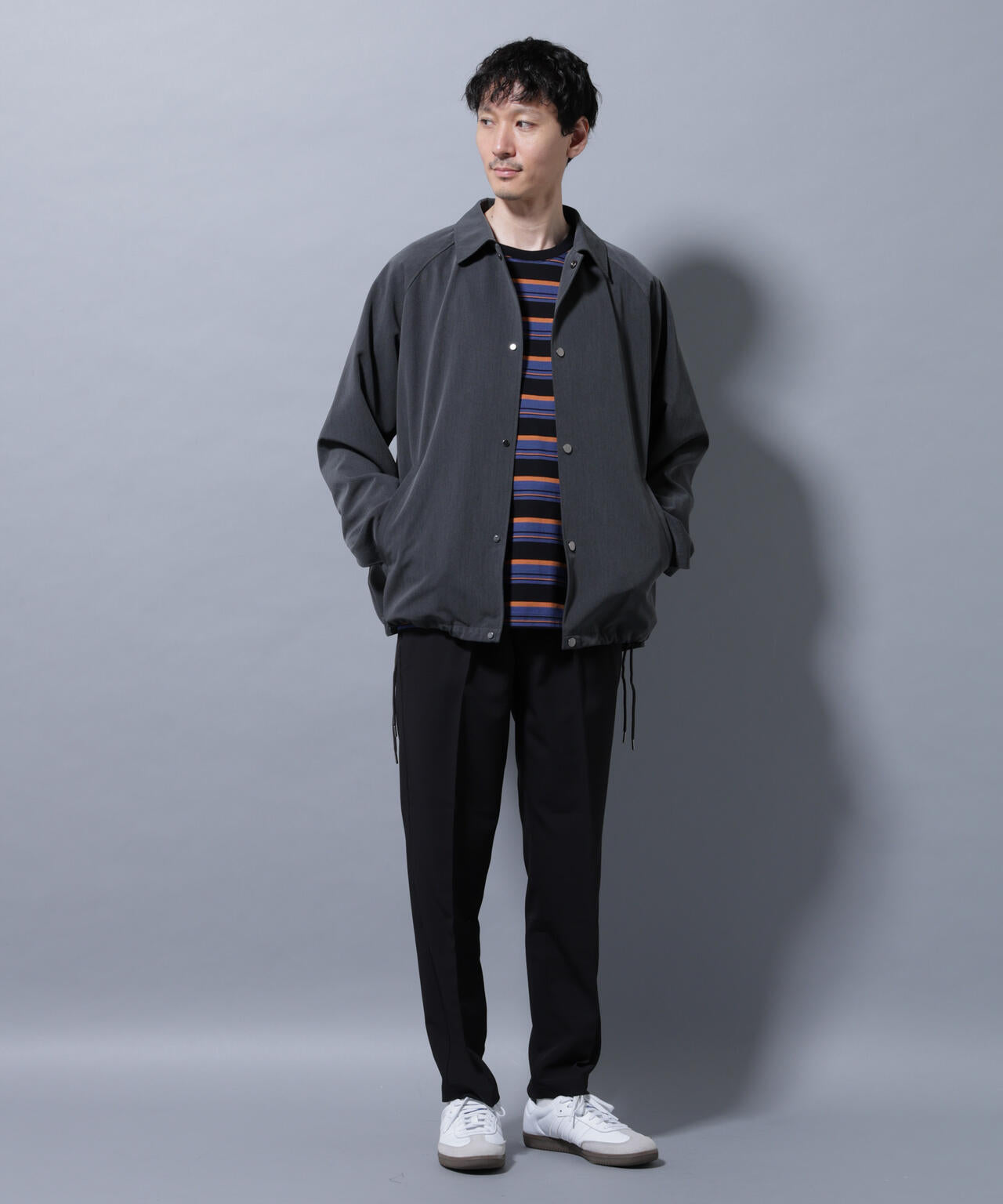 イタリアンドットリラックスコーチジャケット