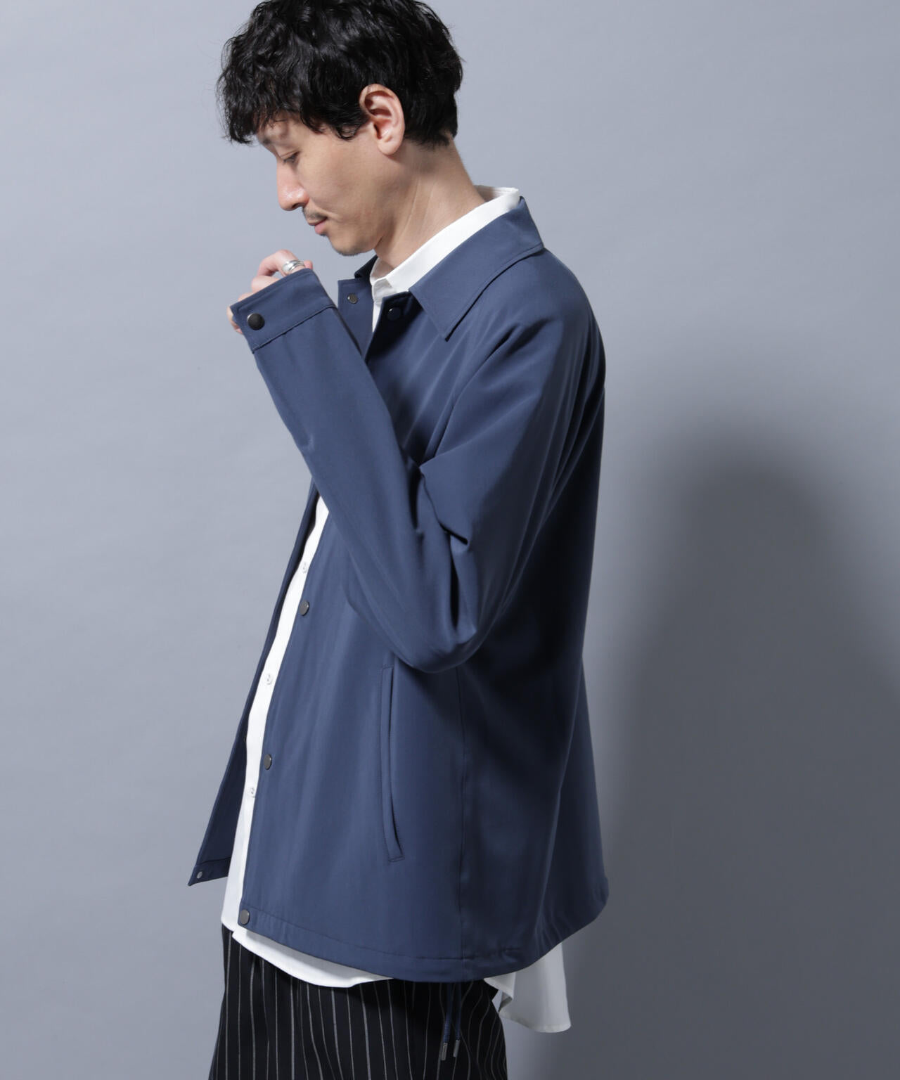 イタリアンドットリラックスコーチジャケット