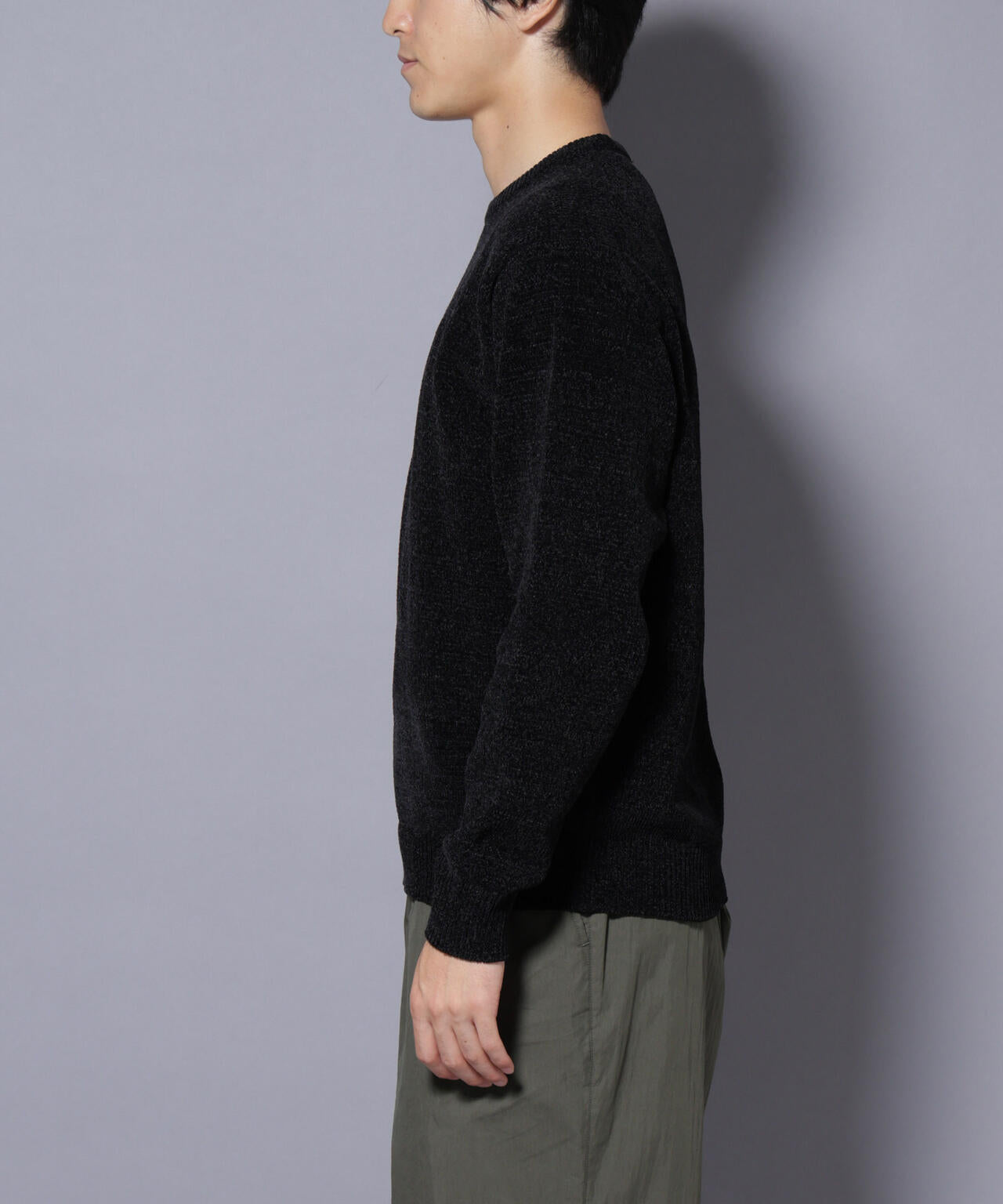 ナノベアモールニットクルーネック 1