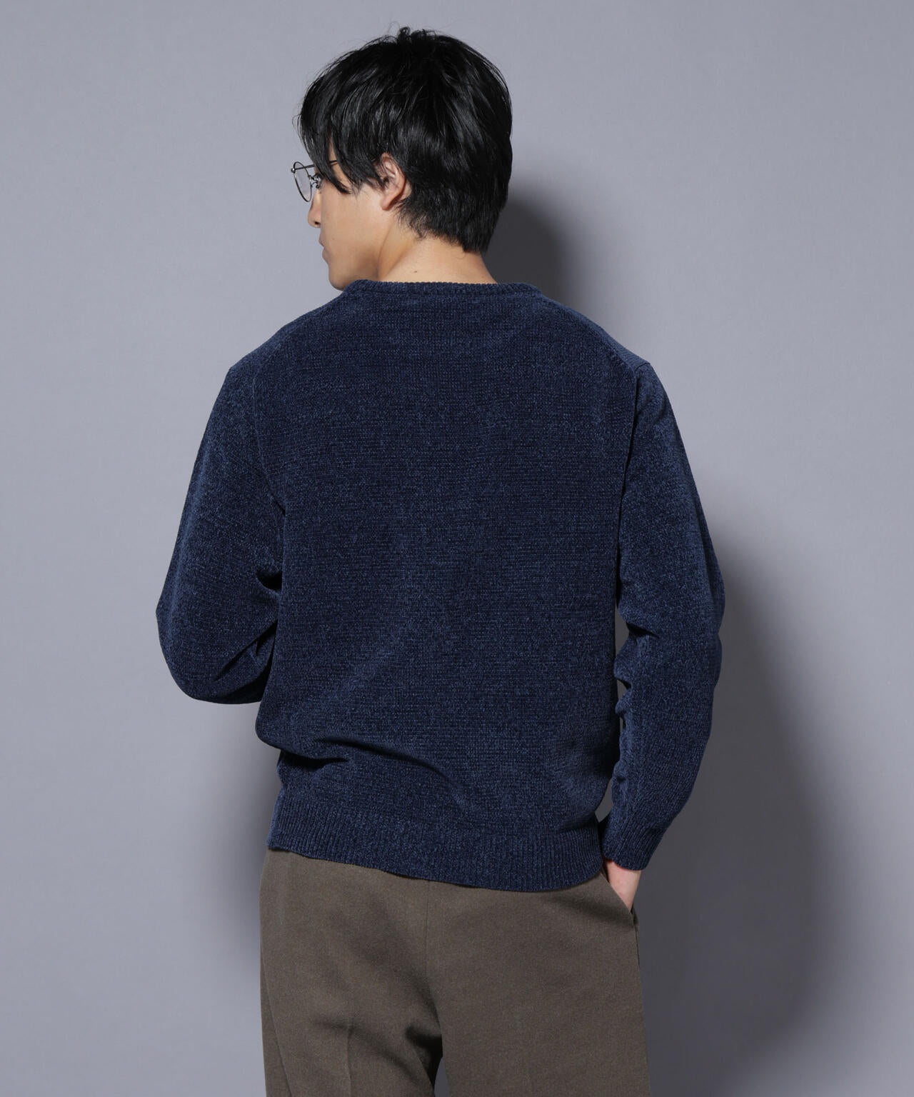 ナノベアモールニットクルーネック 1