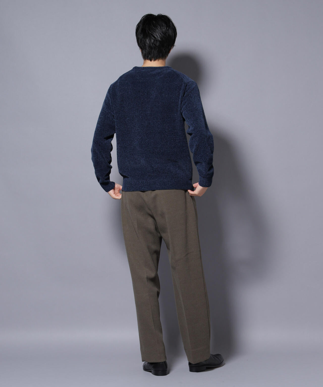 ナノベアモールニットクルーネック 1