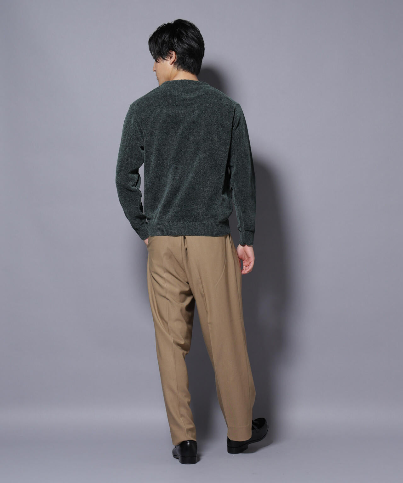 ナノベアモールニットクルーネック 1