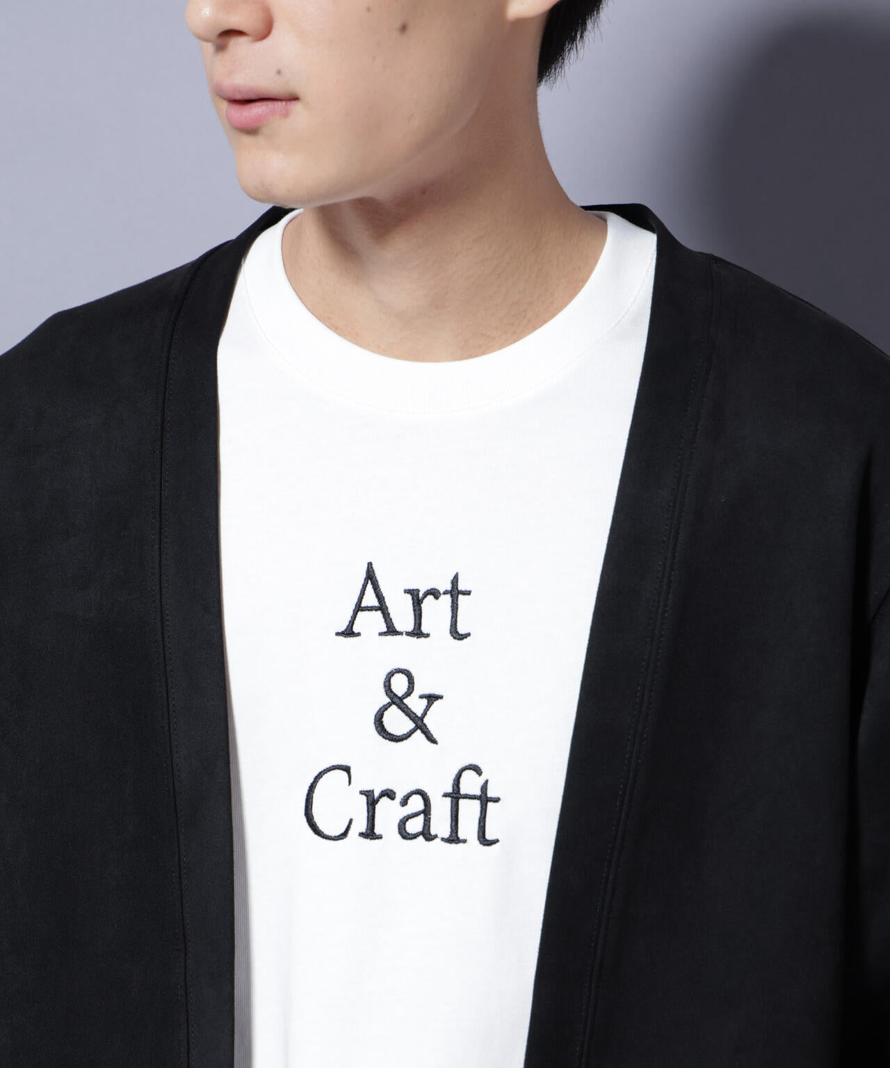 フェイクスエードトッパーカーディガン